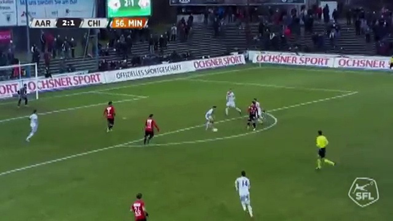 Aarau 3:1 Chiasso (Switzerland. Challenge League. 18 February 2018)