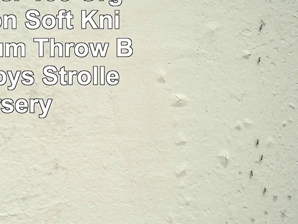 Spring fever 100 Organic Cotton Soft Knitted Premium Throw Blanket Babys Stroller