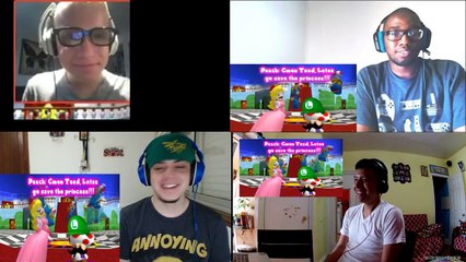 REACTION MASH UP TO SMG4 (SUPER BACKWARDS BROS)