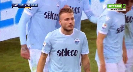 Ciro Immobile  Goal HD -Lazio	1-0	Verona 19.02.2018