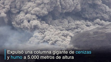 Erupción del Sinabung pone alerta a Indonesia