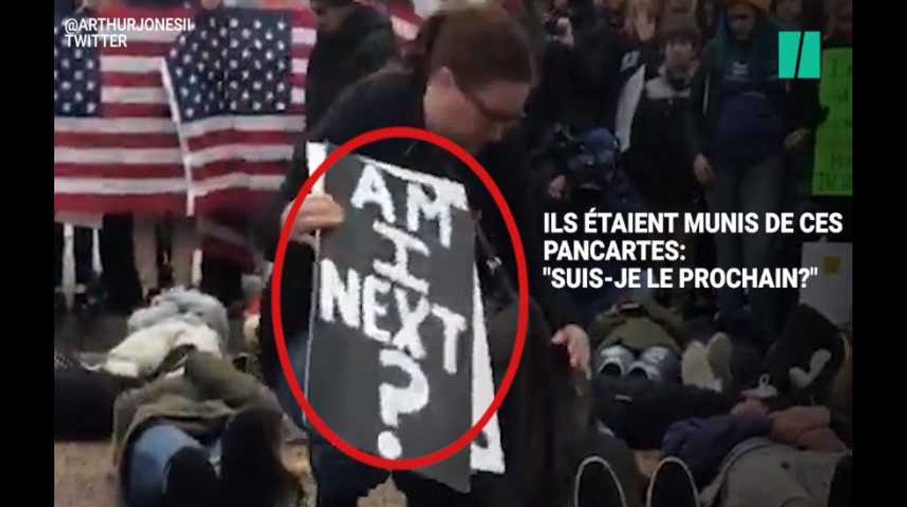 Des étudiants s'allongent devant la Maison Blanche pour symboliser les victimes des tueries de masse