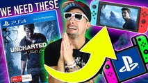 5 PS4 GAMES WE NEED ON THE NINTENDO SWITCH | PLAYSTATION 4 GAMES THE SWITCH MUST