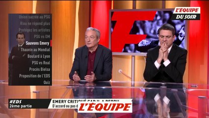 E. Moatti «Le coaching d'Emery a été mauvais contre le Real» - Foot - C1 - PSG