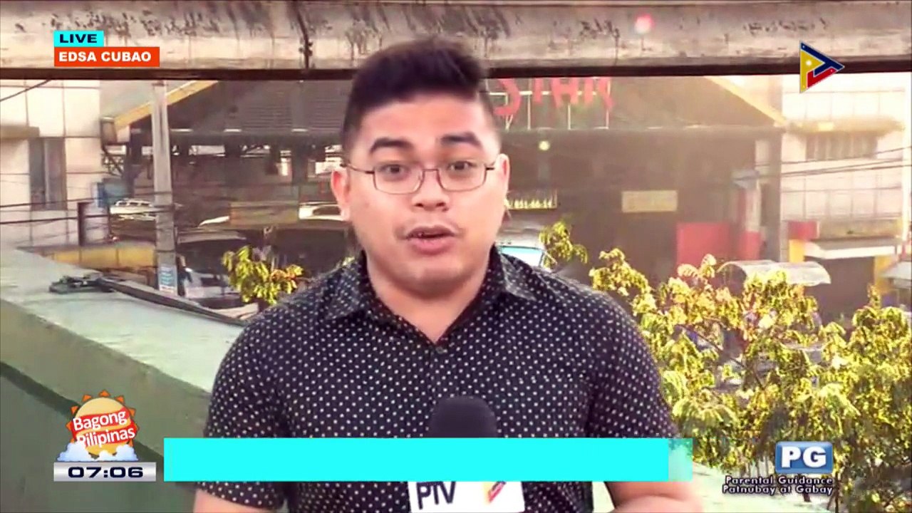 TRAFFIC UPDATE: EDSA Cubao