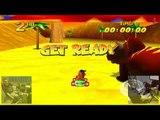 Nintendo 64 - DIDDY KONG RACING w/ My Fanatec Steering Wheel - 1st Boss Race # 2