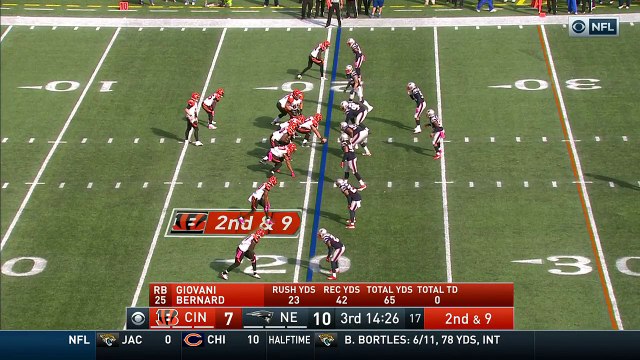 2016 - Andy Dalton scrambles for 15 yards