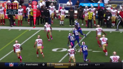 2016 - LeSean McCoy spikes ball in front of 49ers bench