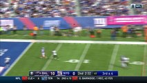 2016 - Eli Manning handles blitz, lofts 24-yard TD pass to Roger Lewis