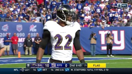 2016 - Odell Beckham goes down hard during incompletion