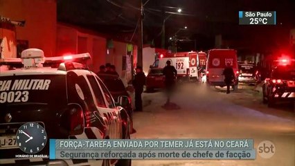 Força-tarefa chega ao Ceará para combater o crime organizado