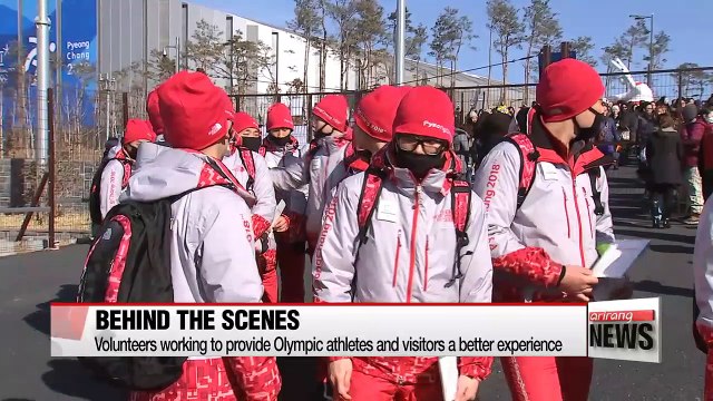 Volunteers take a step further to provide athletes and visitors to the Olympics with better experience