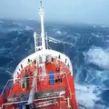 The North Sea and the huge waves