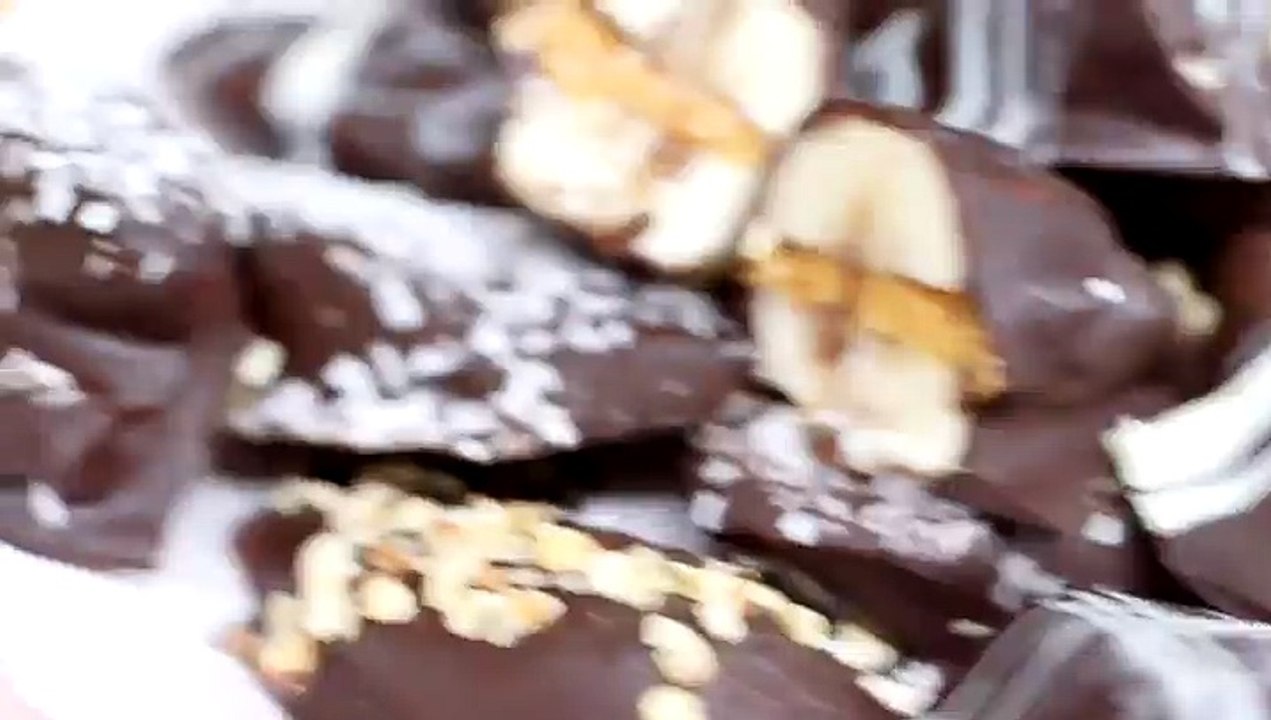 How to make Frozen Chocolate Banana Bites Video