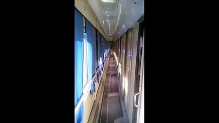 Tren hipnotizante   las sombras de las ventanas son dignas de una película de terror