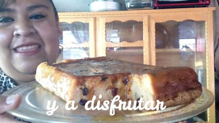 budin o pudin de bolillo facil delicioso