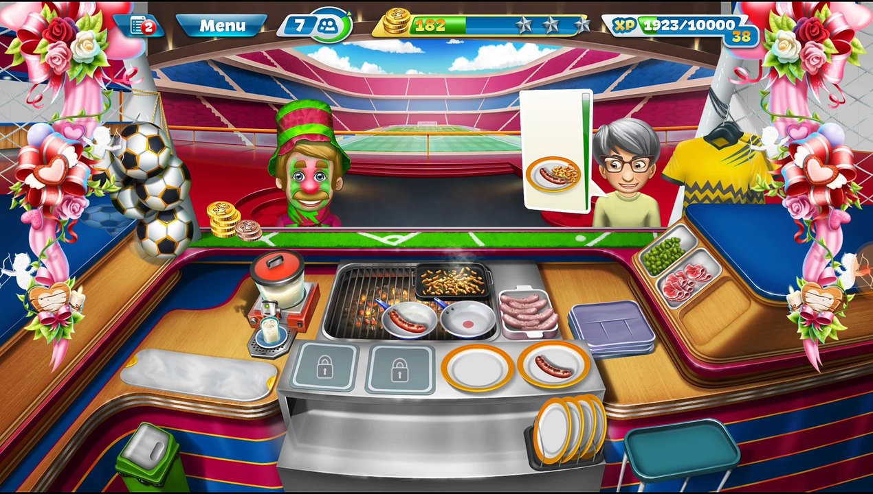 Cooking Fever #Sports Bar #Level 8