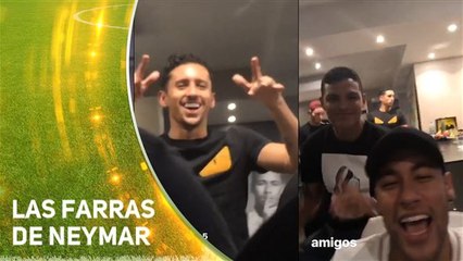 Perdió en Madrid, pero Neymar no para... de fiestas