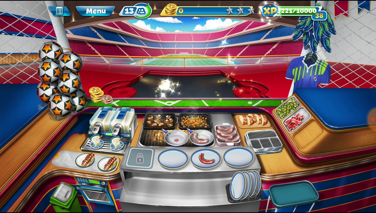 Cooking Fever #Sports Bar #Level 18