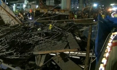 7 Pekerja Terluka akibat Ambruknya Tiang Girder Tol Becakayu
