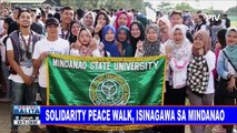 Solidarity Peace Walk, isinagawa sa Mindanao