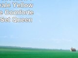 Chezmoi Collection 7piece Sunvale Yellow Grey White Comforter Bedding Set Queen