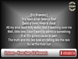 Eminem - River (feat. Ed Sheeran) Karaoke Lyric Akustik