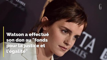 Emma Watson fait un don d'1.1 million d'€ contre le harcèlement