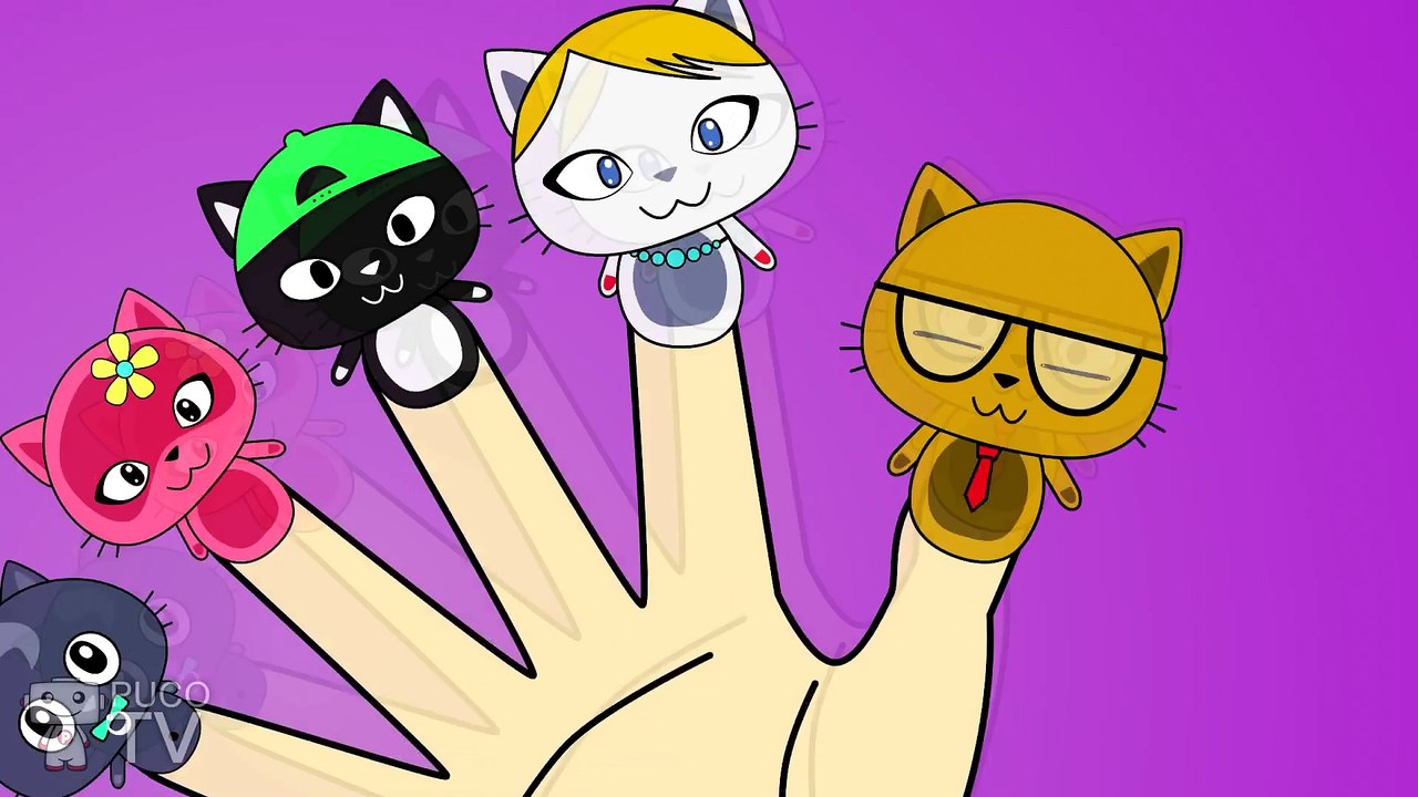 Finger Family - Cat Family - Nursery rhymes
