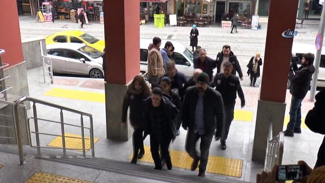 Terör propagandası yapan 6 HDP’li yönetici adliyeye sevk edildi