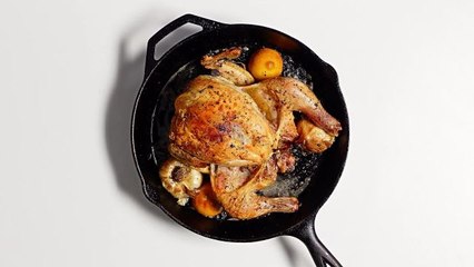 How To Make Roast Chicken with Lemon and Garlic