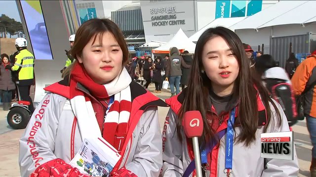 Volunteers take a step further to provide athletes and visitors to the Olympics with better experience