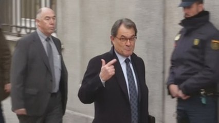 Artur Mas declara en el Supremo investigado por rebelión