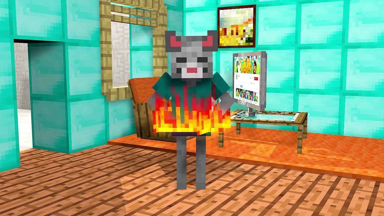 Monster School - Minecraft Animation - Talking Tom Challenge
