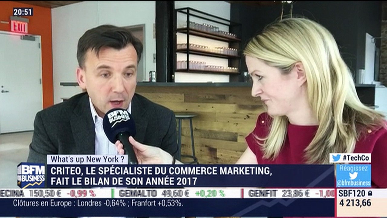 What's Up New York: Le spécialiste du commerce marketing Criteo fait le bilan de son année 2017 - 19/02