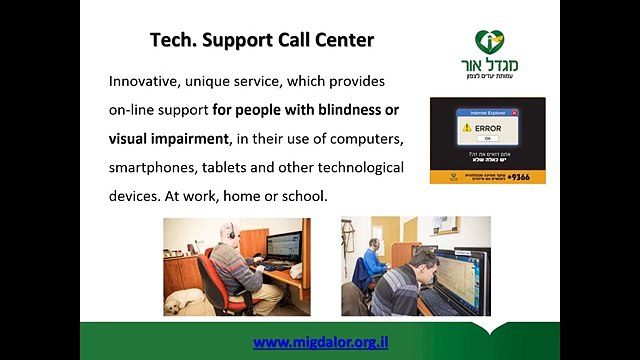 Free technology helpline for blind or visually impaired _ Innovative Practice 2018