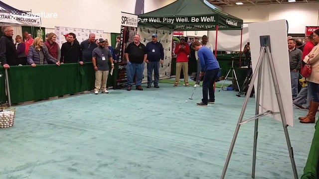 Man sinks 120-foot putt and wins 100-thousand dollars