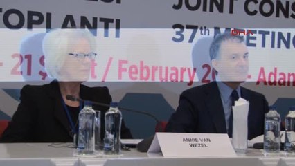 Adana-Bakan Çelik 'Üyelik Perspektifi Vereceğiz' Desinler, Bütün Fasılları Açmaya Hazırız