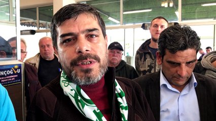 Akhisarspor ile Bursaspor taraftarları arasında buzlar eridi