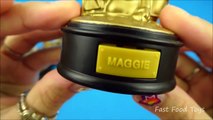 BURGER KING THE SIMPSONS MOVIE COMPLETE SET OF 15 TALKING GOLD STATUES KIDS MEAL TOYS REVIEW 2007