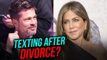 Brad Pitt & Jennifer Aniston Exchange Numbers After Her Split With Justin Theroux