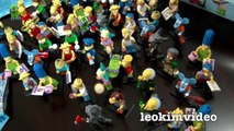 60 LEGO The Simpsons $6 Minifigures D'oh Whole Box Unboxing Study Simpsons Army 71005