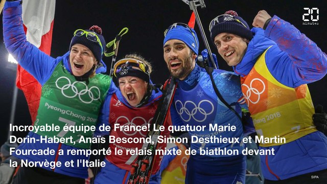 Incroyable victoire du relais mixte français