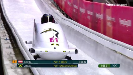 JO 2018 : Bobsleigh à 2 Femmes : Le deuxième run de la Jamaïque
