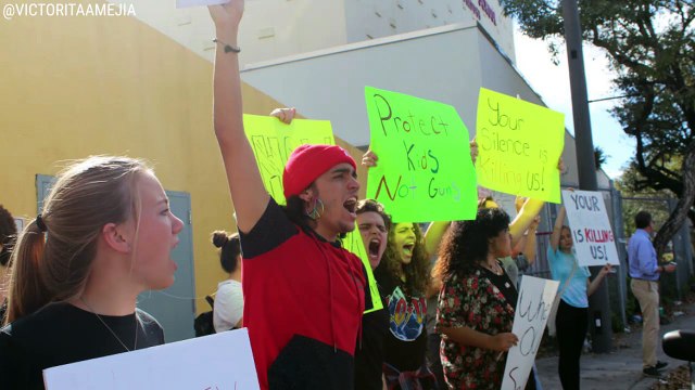 High School Students Protest Gun Violence In Solidarity With Parkland Students