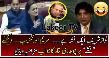 Hilarious Response From Ch Nisar on Maryam Aurangzeb's Statement