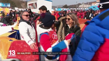 Ski half-pipe aux JO 2018 : le pari réussi de Marie Martinod