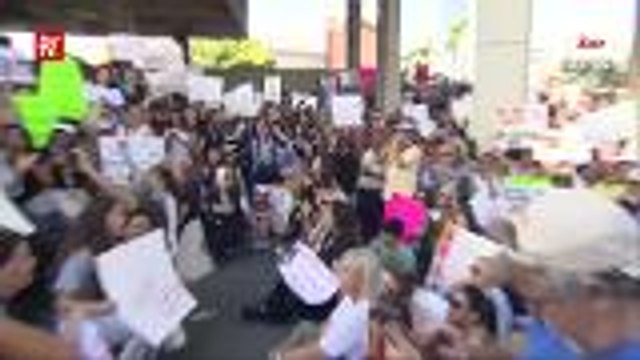 The adults have let us down : Florida students demand stricter gun laws