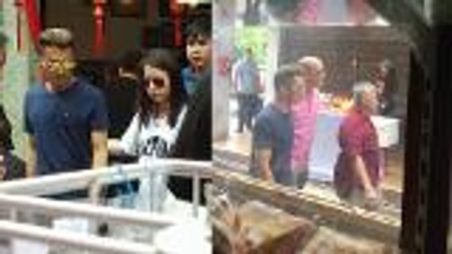 Nicholas Tse and David Rocco spotted in Ipoh