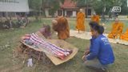 Monks perform exorcism for rabies victim
